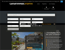 Tablet Screenshot of canarinvestment.com